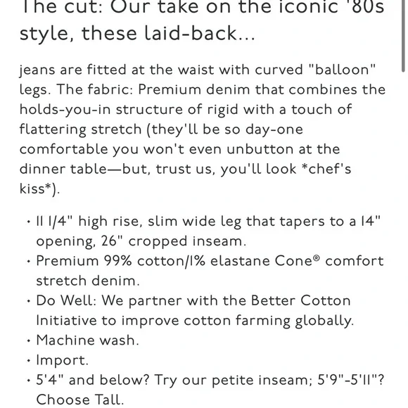 Madewell Balloon Jeans 25 - Picture 4 of 7